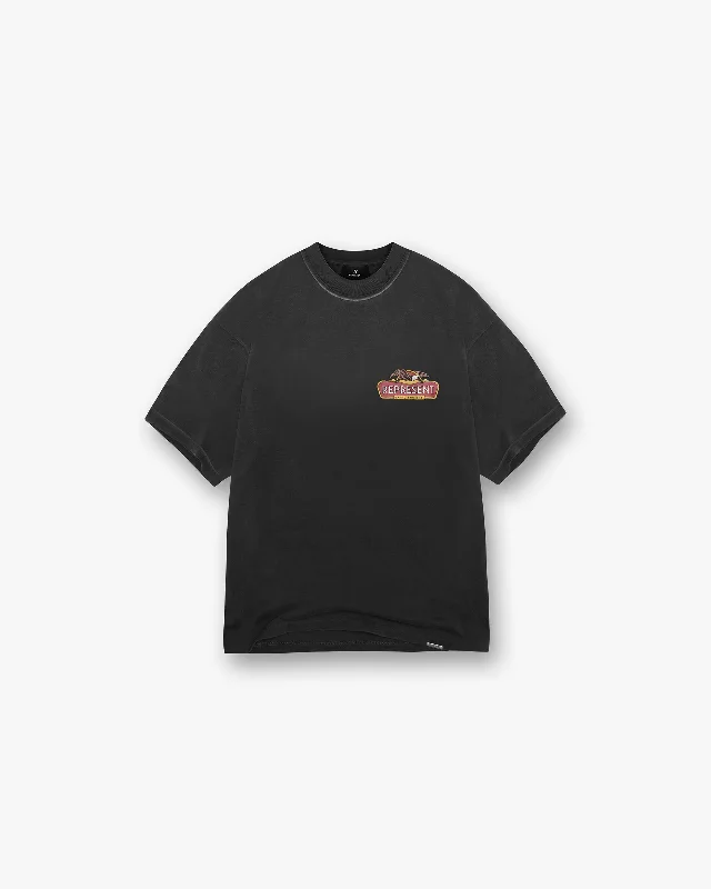 Represent X End Eagles T-Shirt - Stained Black