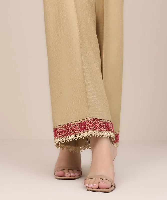 Embellished Dobby Culottes