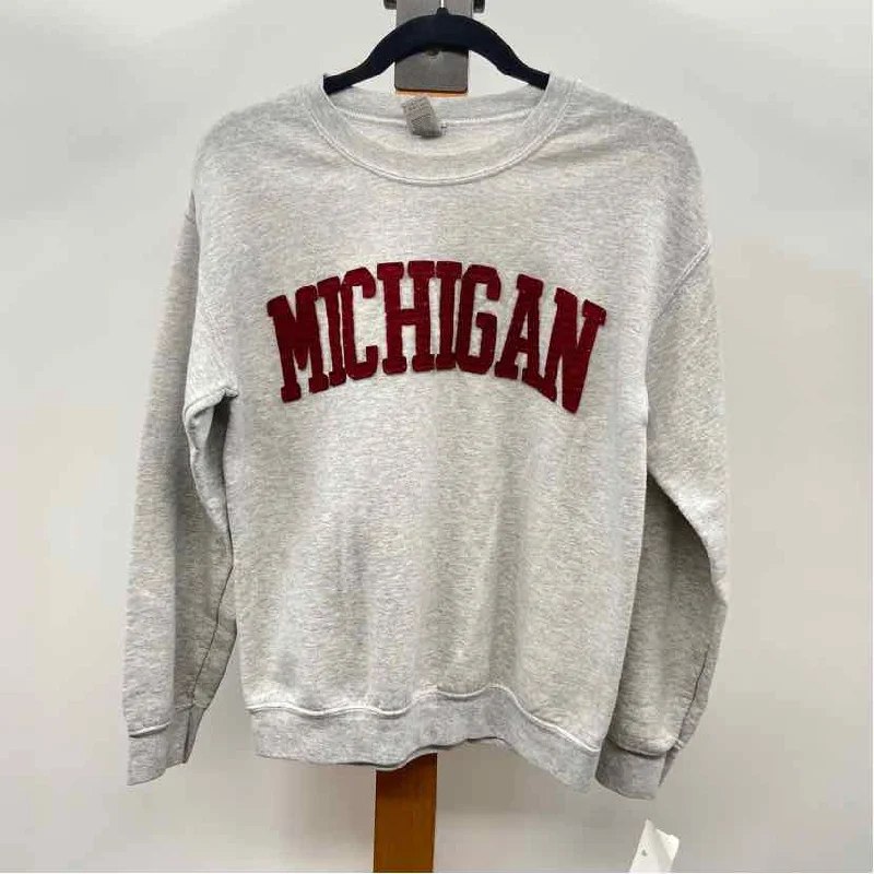 Gildan Women's Size S Gray Heathered Sweatshirt