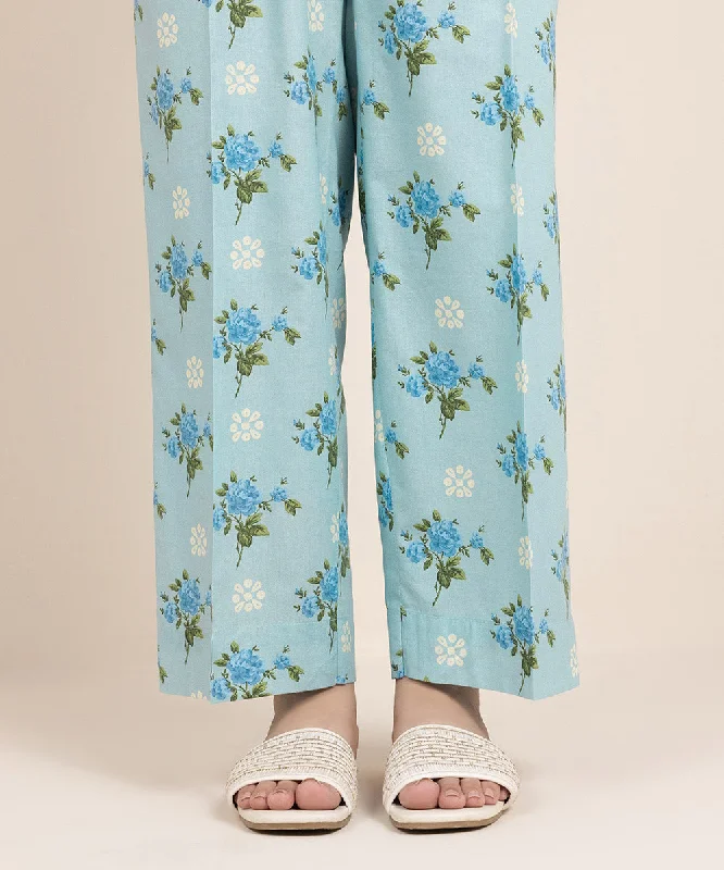 Printed Cotton Viscose Pants