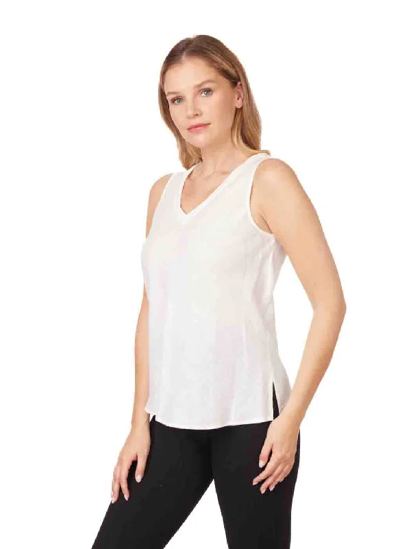 Tianello "Hanky" Ultra Soft Linen "Erika" Bias Tank