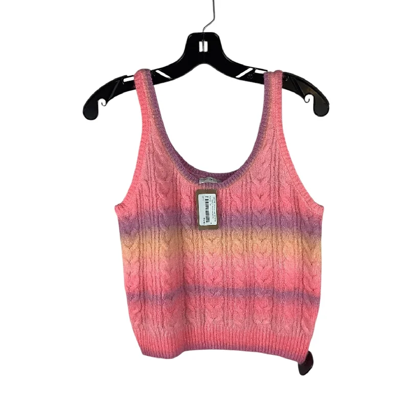 Top Sleeveless By Cmc In Pink, Size: M