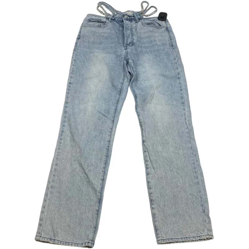 Jeans Straight By Pacsun In Blue Denim, Size: 4