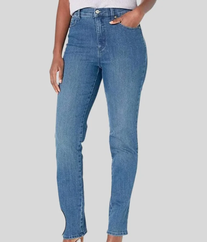 Mid Blue Amanda Supreme Stretch Jeans