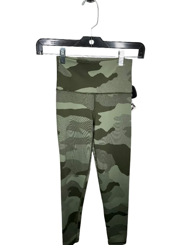 Athletic Pants By Aerie In Camouflage Print, Size: Xs