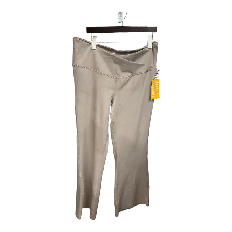 Athletic Pants By Avia In Taupe, Size: Xxl