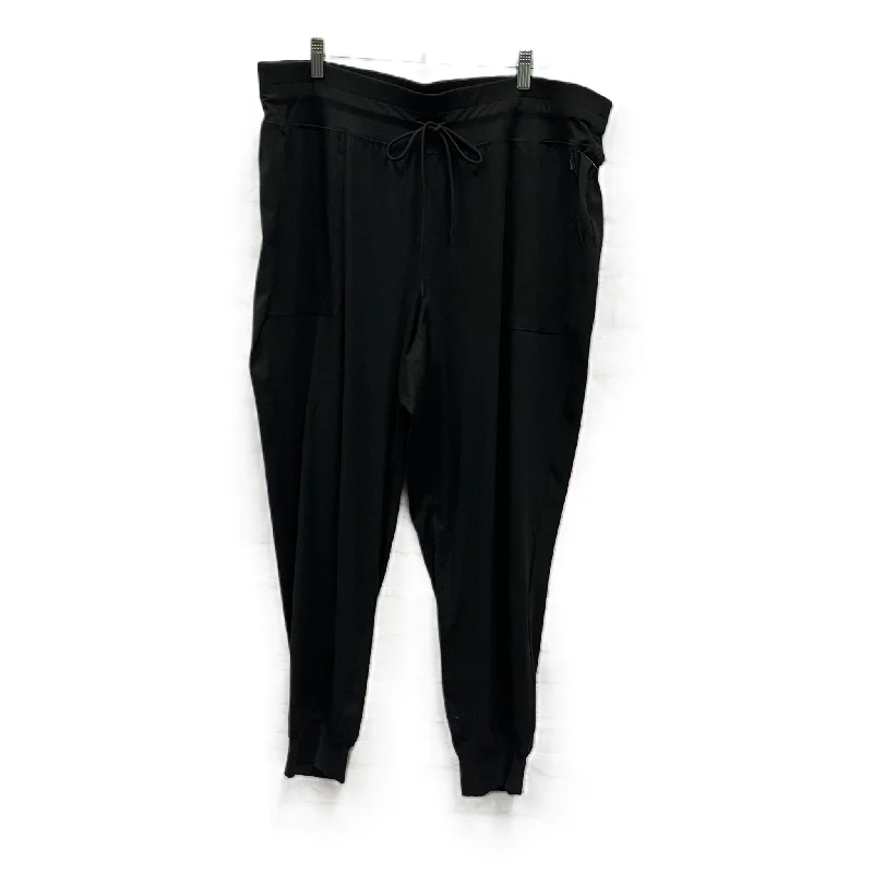 Athletic Pants By Lane Bryant In Black, Size: 3x