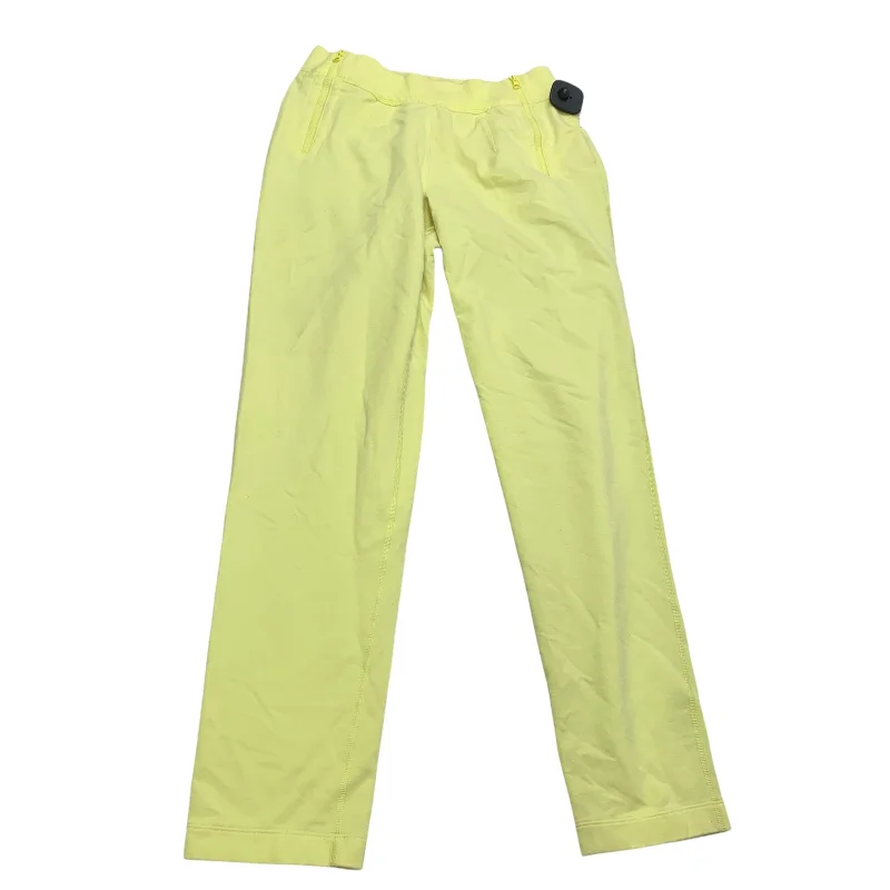 Athletic Pants By Lululemon In Yellow, Size: 6