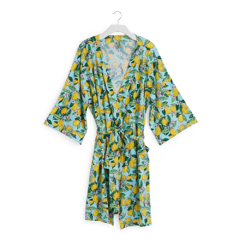 Outlet Cotton Blend Knit Robe