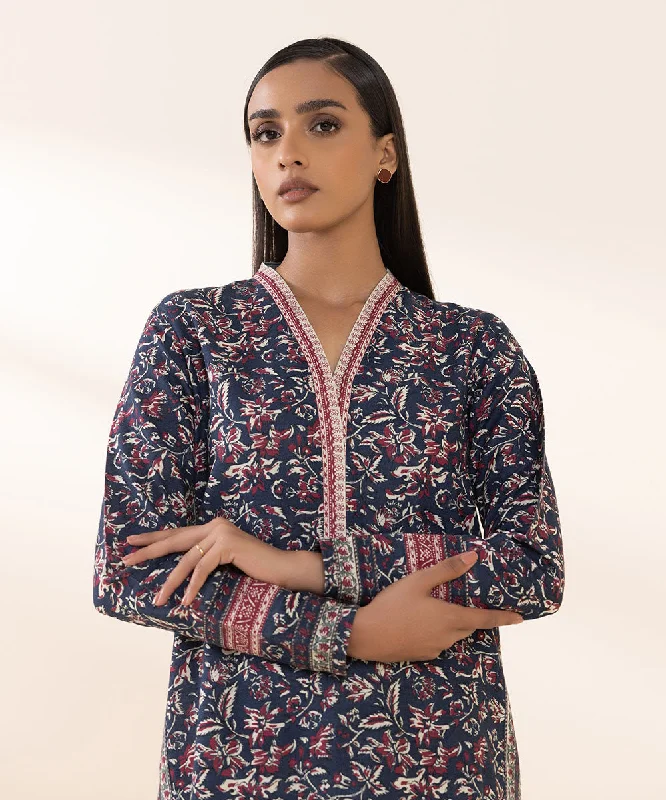 2 Piece - Printed Khaddar Suit