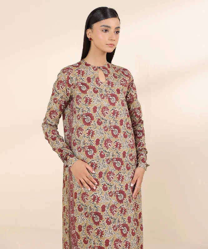 2 Piece - Printed Cotton Viscose Suit