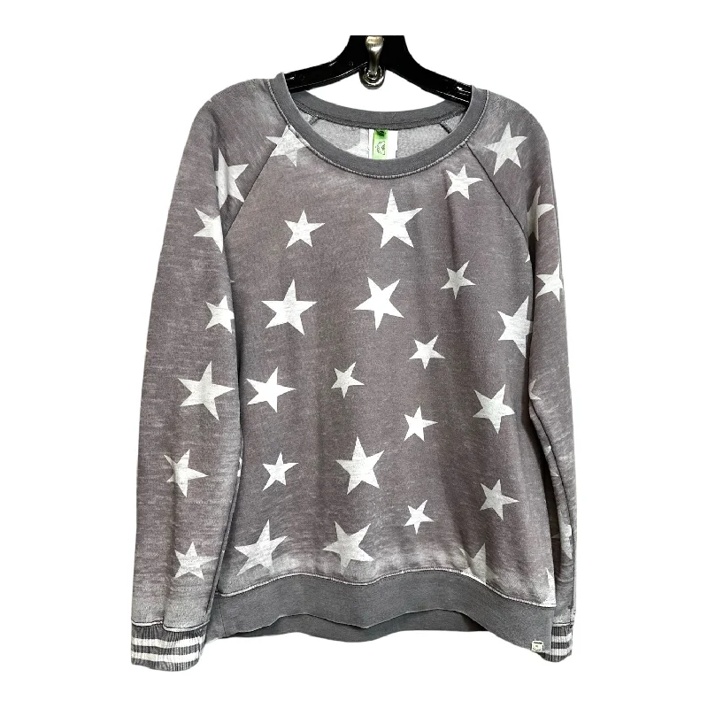 Top Long Sleeve By Clothes Mentor In Star, Size: L