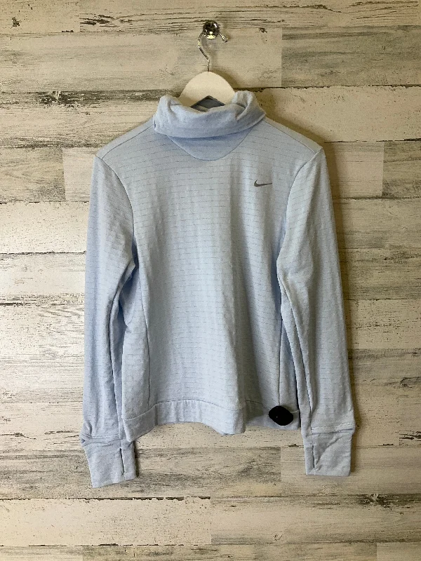 Top Long Sleeve By Nike In Blue, Size: Sp