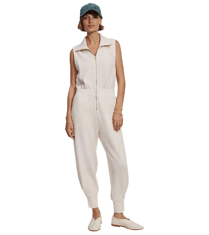 Varley Madelyn Jumpsuit Ivory Marl